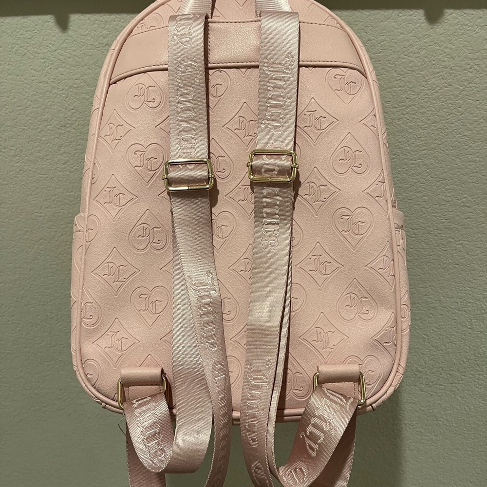 Pink Embossed Backpack - Picture 8 of 8